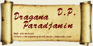 Dragana Parađanin vizit kartica